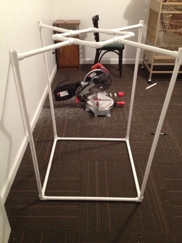 DIY PVC Pipe Playgym Tutorial (Pics Included) Avian Avenue Parrot Forum
